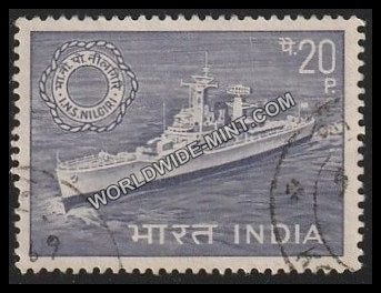 1968 INS Nilgiri-Frigate Used Stamp