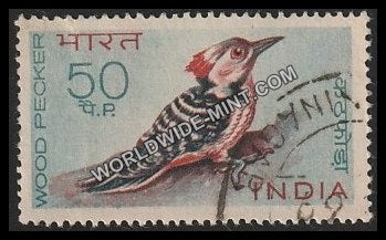 1968 Birds Series-Woodpecker Used Stamp