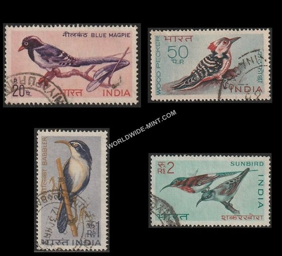 1968 Birds Series-Set of 4 Used Stamp