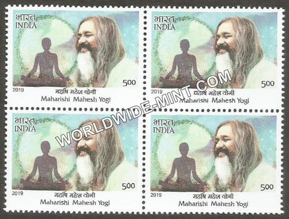 2019 Master Healers of AYUSH-Maharishi Mahesh Yogi Block of 4 MNH