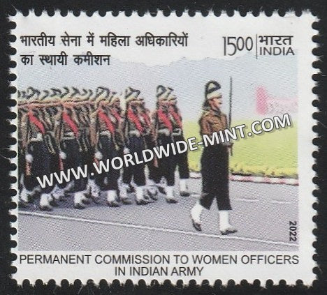 2022 India Permanent Commission To Women Officers In Indian Army - Parade MNH