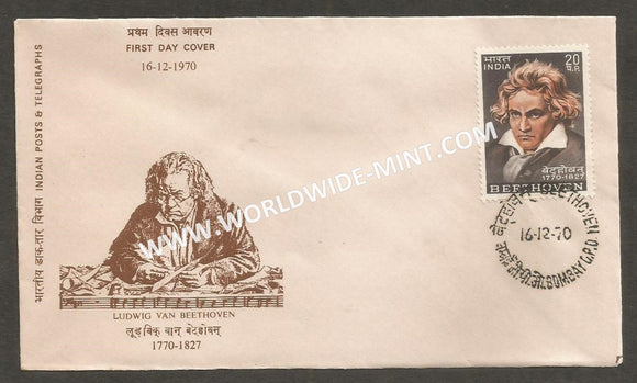 1970 Beethoven FDC
