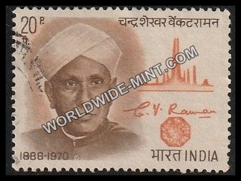 1971 Dr. Chandrashekhar Venkat Raman Used Stamp