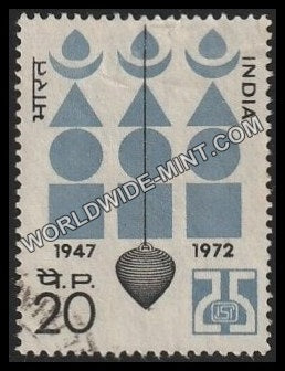 1972 Silver Jubilee of Indian Standard Institute Used Stamp