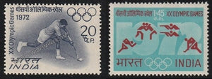 1972 XX Olympic Games, Set of 2 MNH