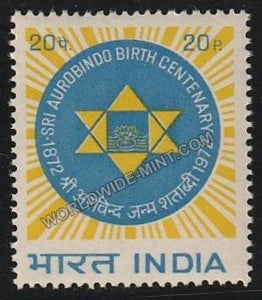 1972 Sri Aurobindo MNH