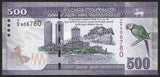 SRI LANKA 2010 - 500 RUPEES UNC CURRENCY NOTE #CN554