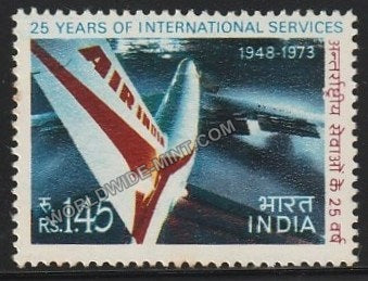 1973 25 Anniv. Of Air India's International Services MNH