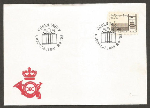 1982 Denmark FDC #FC583