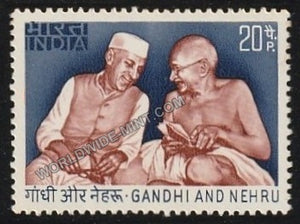 1973 Homage to Gandhi and Nehru MNH