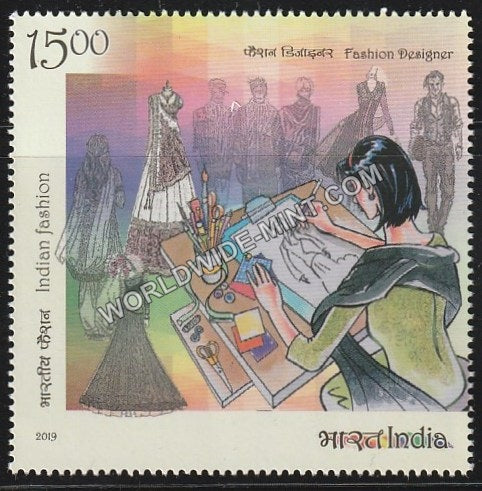 2019 Indian Fashion Series-3-Fashion Designer MNH