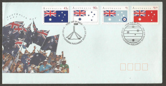 1991 Australia Day FDC #FB61