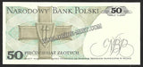 POLAND 50 ZLOTYCH - 1988 P#142c UNC CURRENCY NOTE N#203924 #CN621