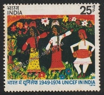 1974 UNICEF in India MNH