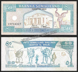 SOMALILAND 50 SHILLINGS - 2002 UNC BANK NOTE N#207342