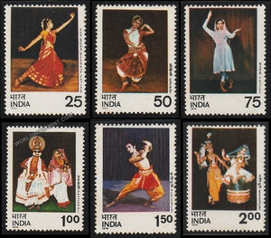 1975 Dances of India-Set of 6 MNH