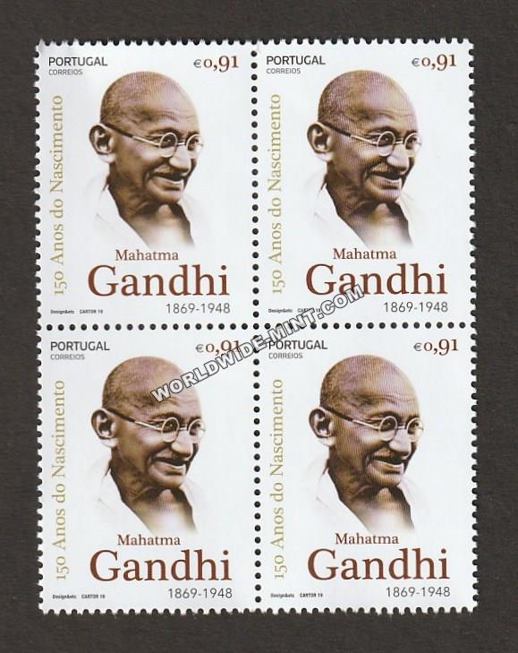 2019 Portugal Gandhi Block of 4