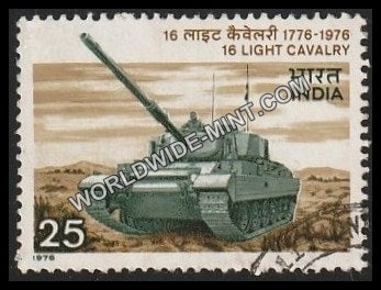 1976 16 Light Cavalry Regiment Used Stamp
