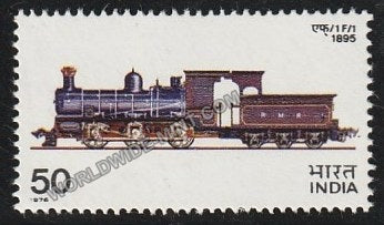1976 Indian Locomotives-F 1 Steam 1895 MNH