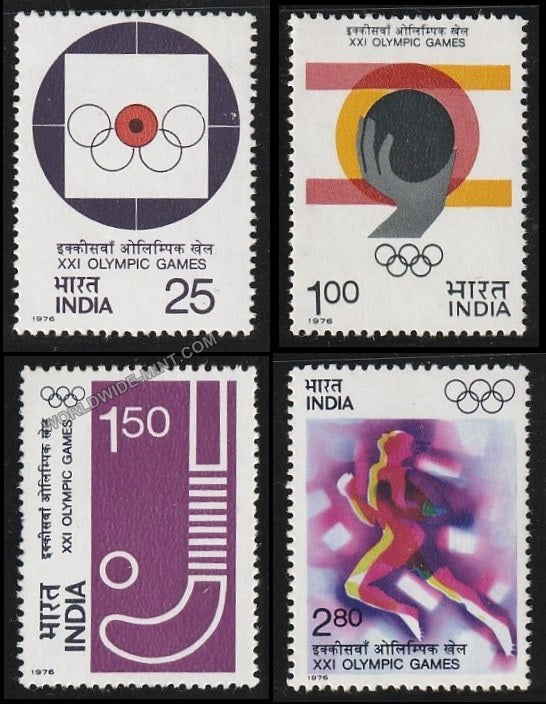 1976 XXI Olympics Games-Set of 4 MNH