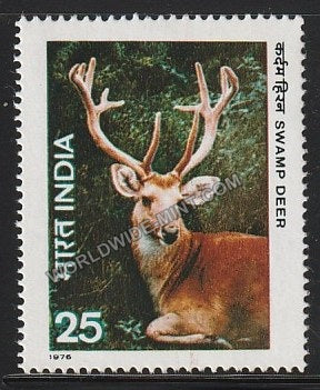 1976 Indian Wild Life-Swamp Deer MNH