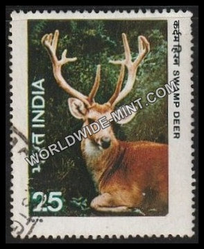 1976 Indian Wild Life-Swamp Deer Used Stamp