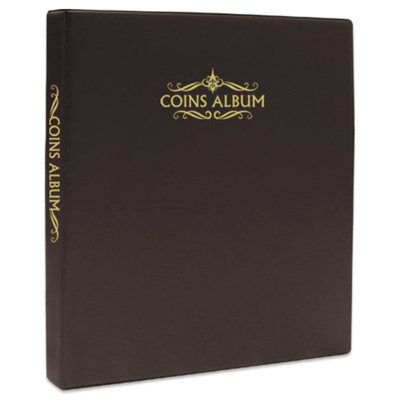 7004 Coin Album 8 Pages/ 16 sides - Black Colour - Imported Taiwan Made- Chuyu Culture