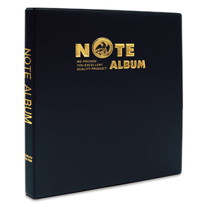 7006 Note/Currency Album 16 Pages/ 32 sides - Black Colour - Imported Taiwan Made- Chuyu Culture