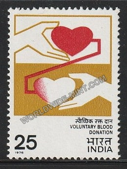 1976 Voluntary Blood Donation MNH