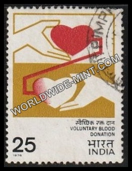 1976 Voluntary Blood Donation Used Stamp