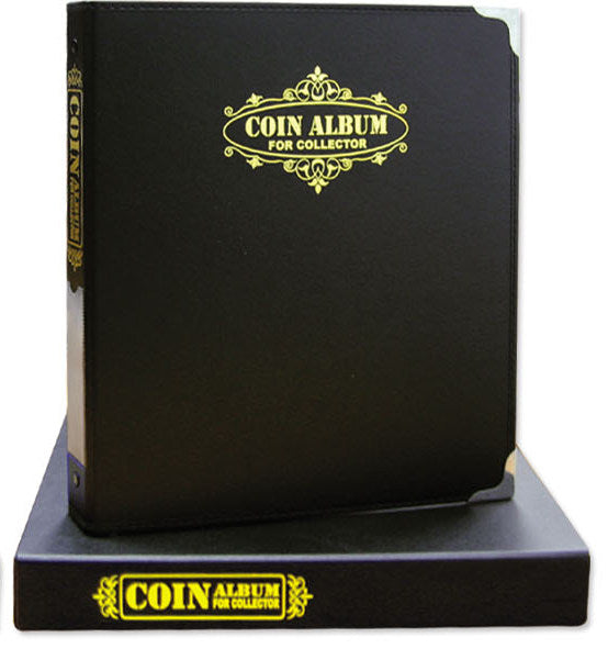 7071A Coin Album with case - Black Colour - Imported Taiwan Made- Chuyu Culture