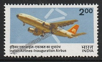1976 Indian Airlines Inauguration-Airbus MNH