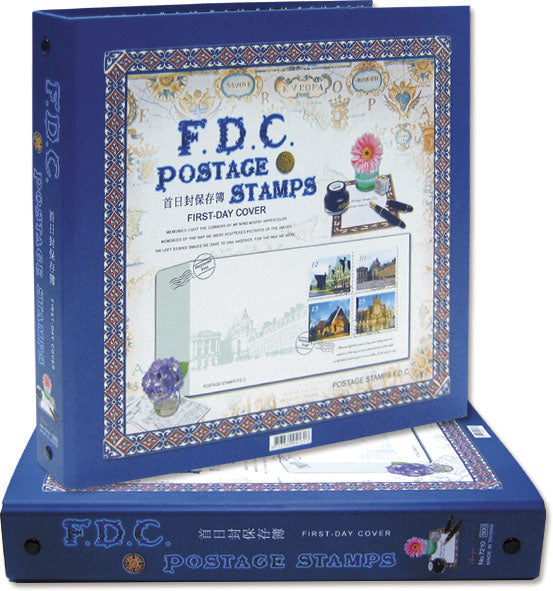 7210 FDC Album With case with 20 Refills included-Imported Taiwan Made-Chuyu Culture