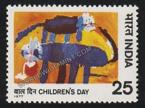 1977 Children's Day-Cats MNH