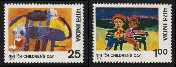 1977 Children's Day-Set of 2 MNH