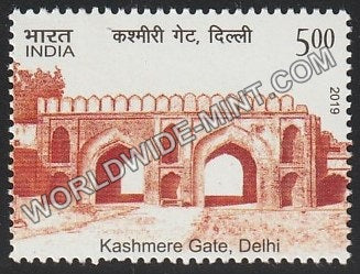 2019 Historical Gates of Indian Forts and Monuments-Kashmere Gate, Delhi MNH
