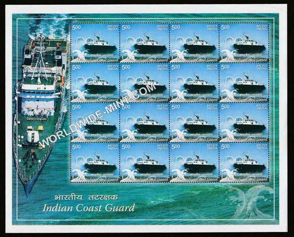 2008 INDIA Indian Coast Guard-Hovercraft Sheetlet