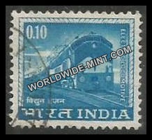INDIA Electric Locomotive 4th Series(10p) Definitive Used Stamp