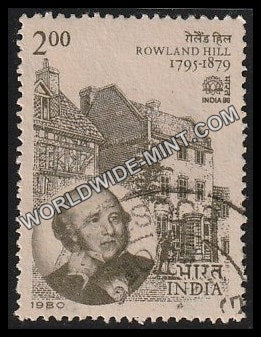 1980 INDIA - 80-Rowland Hill Used Stamp