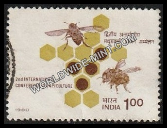 1980 2nd International Conference On Apiculture Used Stamp