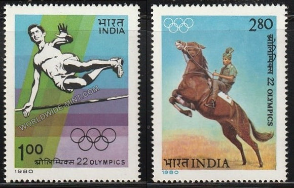 1980 22nd Olympics- Set of 2 MNH