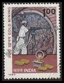 1980 Gold Mining Used Stamp