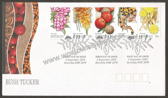 2002 Australia Bush Tucker FDC #FA83