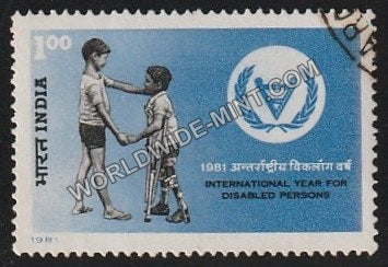 1981 International Year For Disabled persons Used Stamp