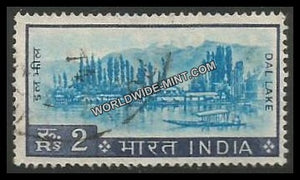 INDIA Dal Lake, Kashmir 4th Series(2r) Definitive Used Stamp