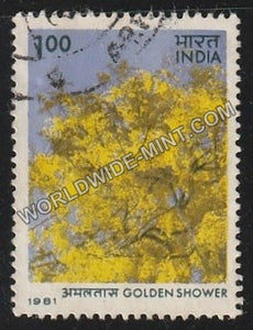 1981 Flowering Trees-Golden Shower Used Stamp