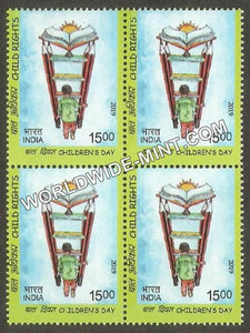2019 Children's Day-Child Rights-2 Block of 4 MNH