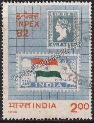 1982 INPEX-82 (1st Stamps of India) Used Stamp