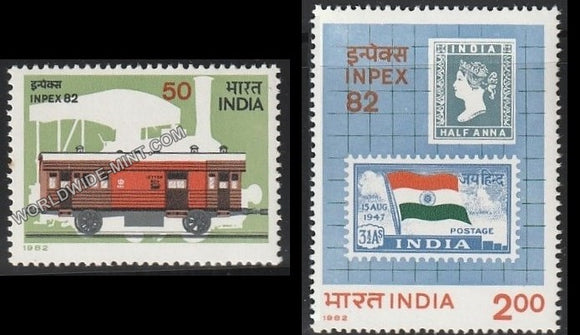 1982 INPEX-82-set of 2 MNH