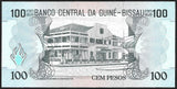 GUINEA BISSAU 100 PESOS - 1990 P# 11 UNC BANK NOTE N#203058
